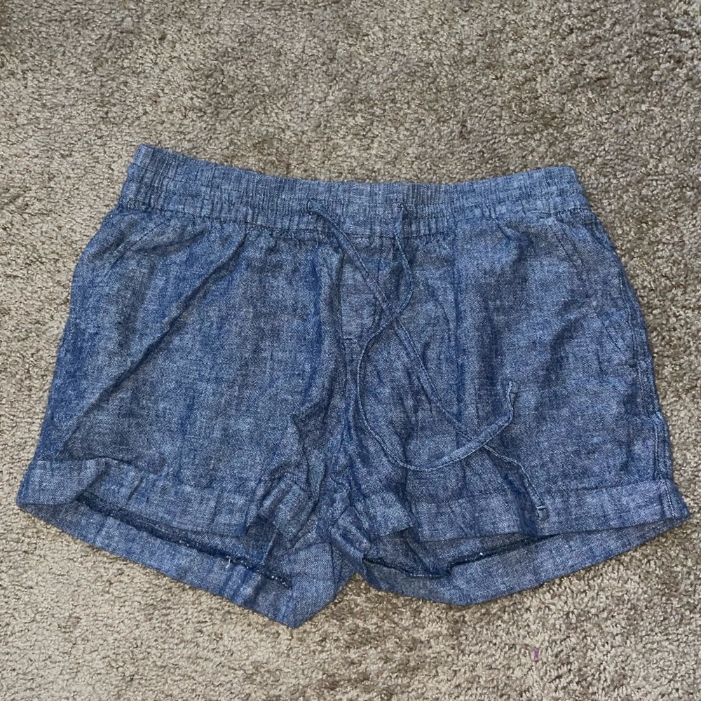 Old Navy 55% Linen Drawstring Shorts Size M